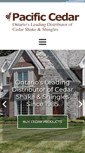 Mobile Screenshot of pacificcedar.com